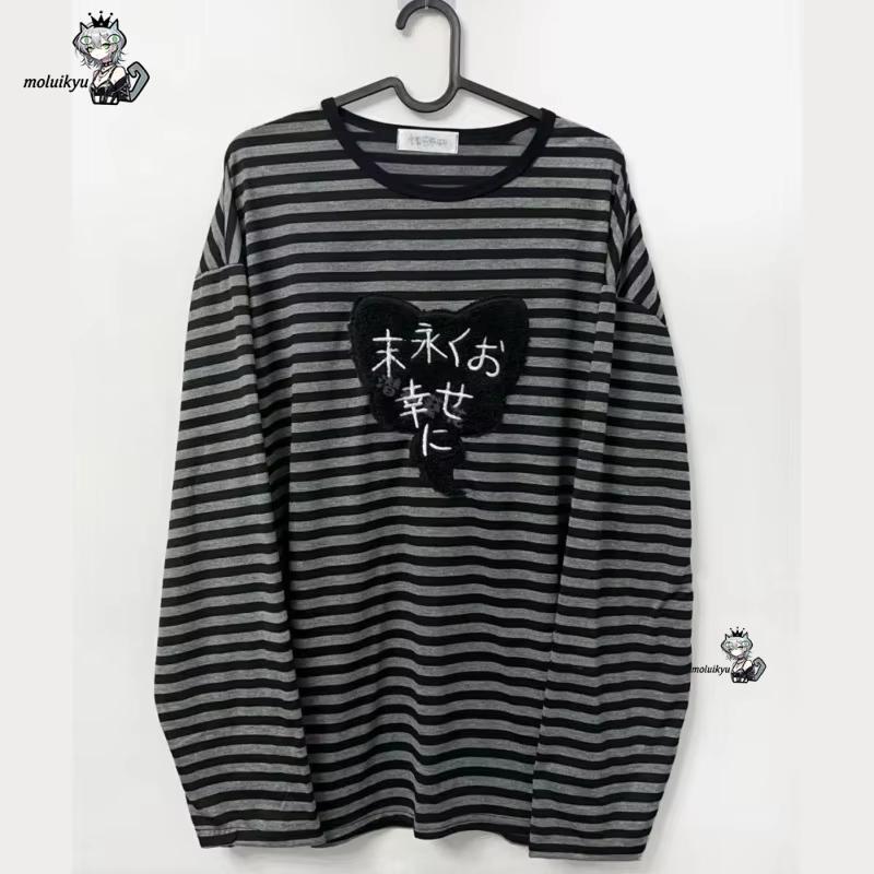Embroidery Cotton - Y2K American Punk Vintage O Neck