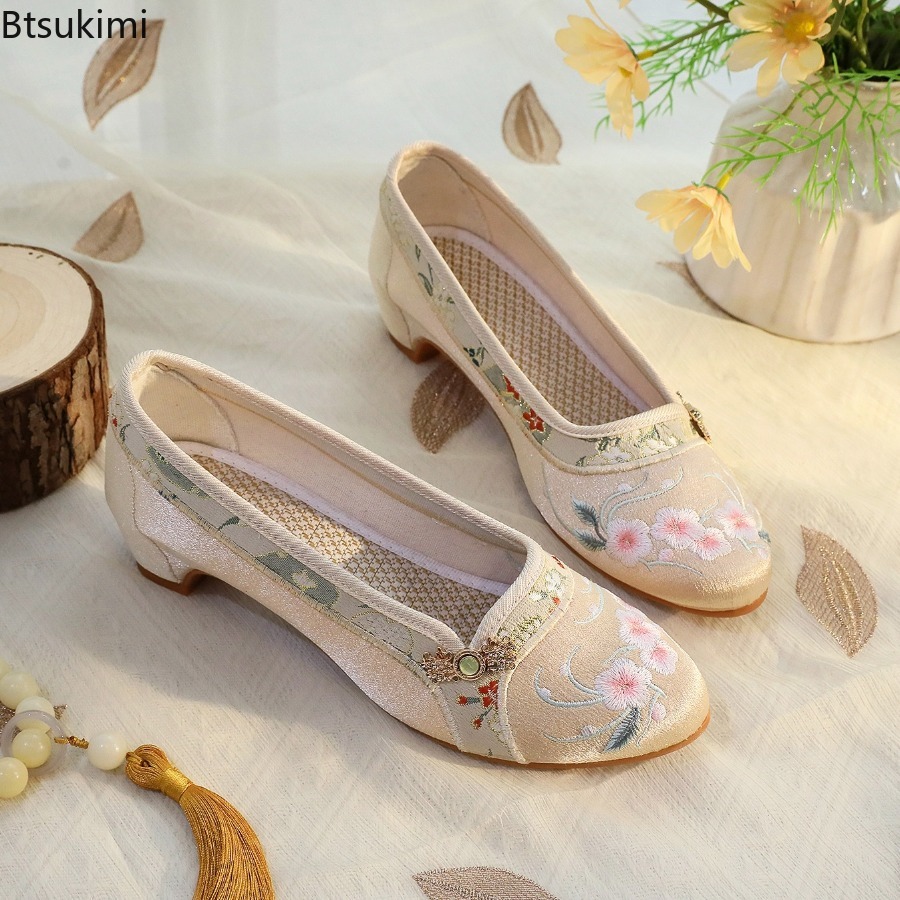 Embroidery Cotton - 2026 New Women's Shoes Ethnic Style