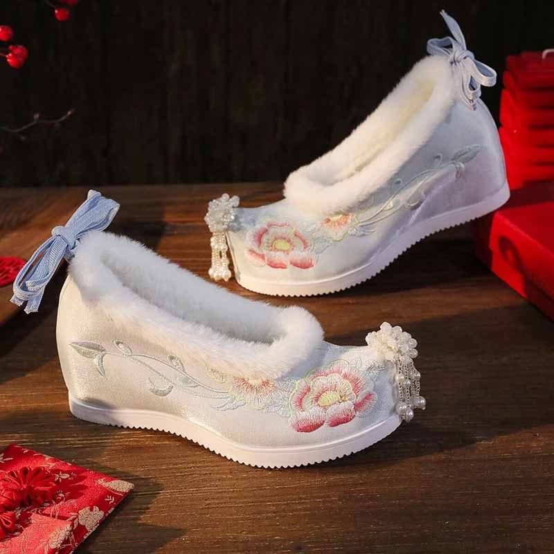 Embroidery Cotton - Women`s Plus Size 41# Hanfu Embroidered