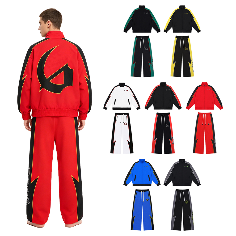 Embroidery Style - Y2k Streetwear Men's Sets Two Piece