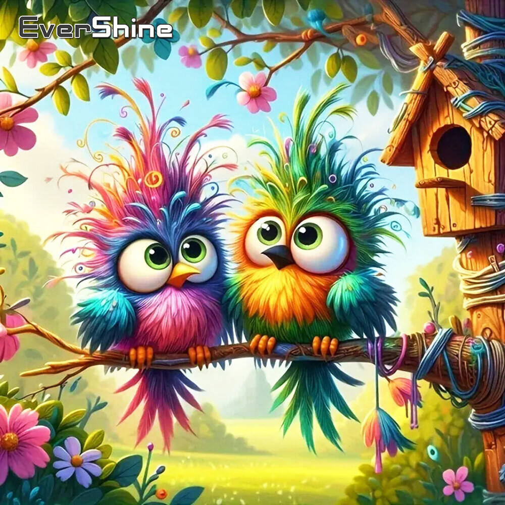 Embroidery Daisy - Evershine 5D Diamond Painting Bird Animal