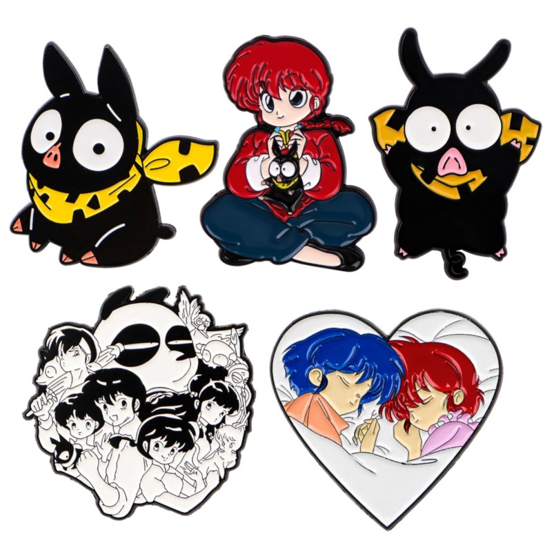 Embroidery Reddit - Cute Q Version Cartoon Girl Black