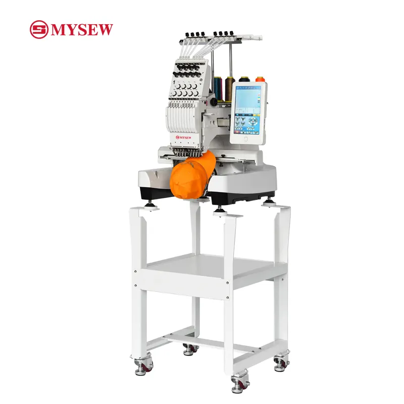 MYSEW MFS800  9  s Single Head - Embroidery Hat Machine ulasan dan harga
