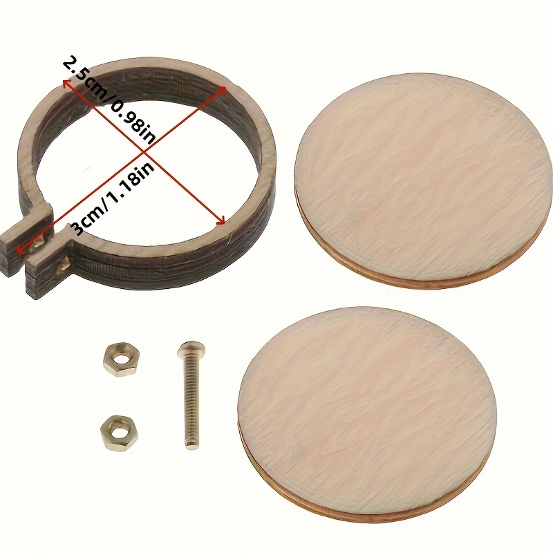 10pcs Mini Wooden Embroidery H - Embroidery Hoop ulasan dan harga