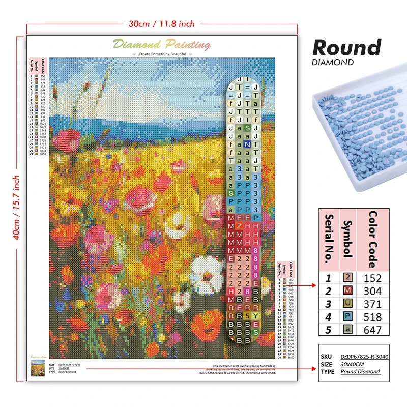 Car Diamond Painting Landscape - Embroidery Daisy ulasan dan harga