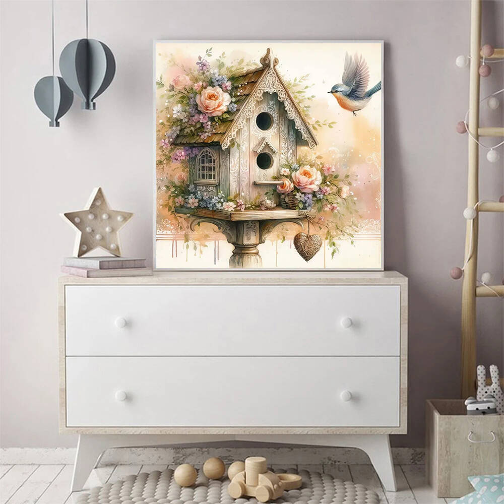 Evershine Bird House Diamond E - Embroidery Daisy ulasan dan harga