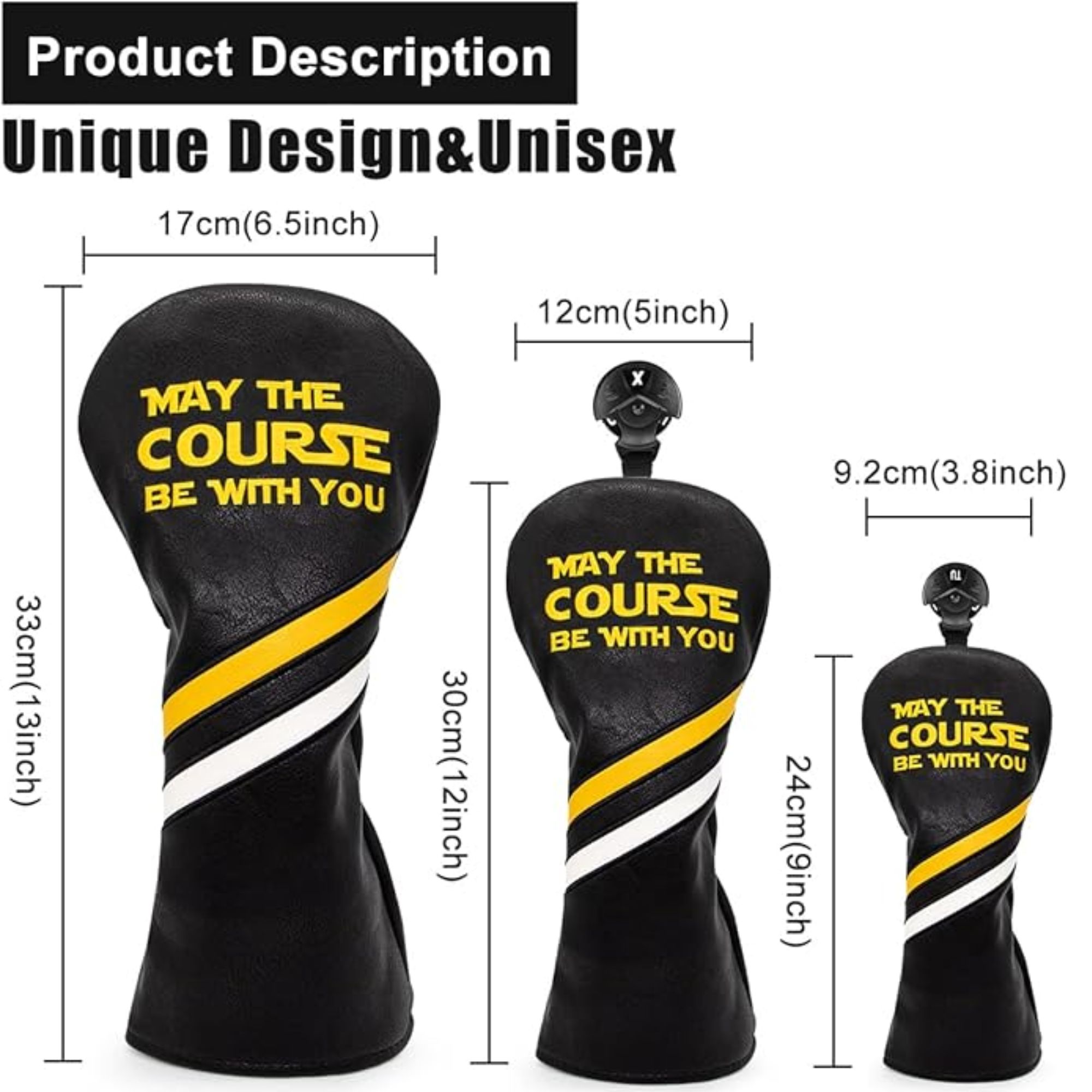 Golf Headcovers Golf Club Head - Embroidery Premium ulasan dan harga