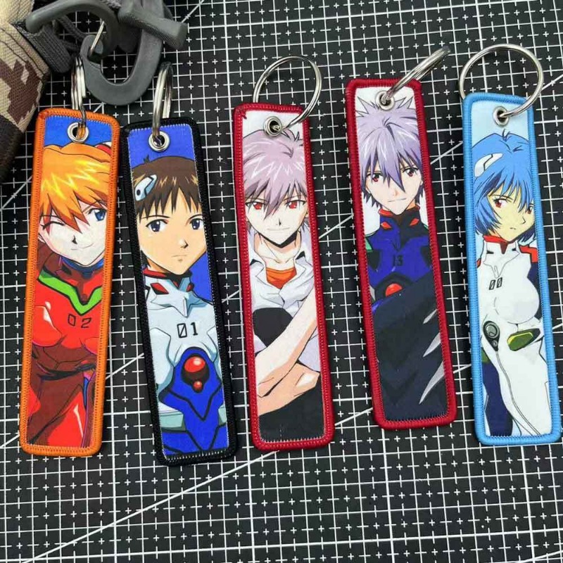 Evangelion Keychain Anime Embr - Embroidery Hoop ulasan dan harga