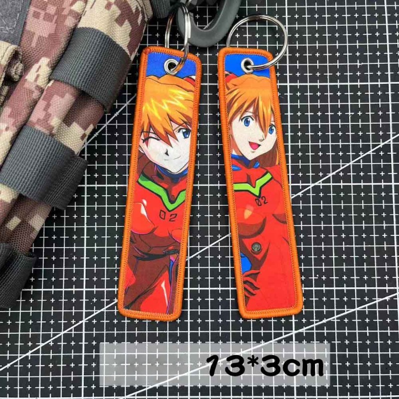Evangelion Keychain Anime Embr - Embroidery Hoop ulasan dan harga