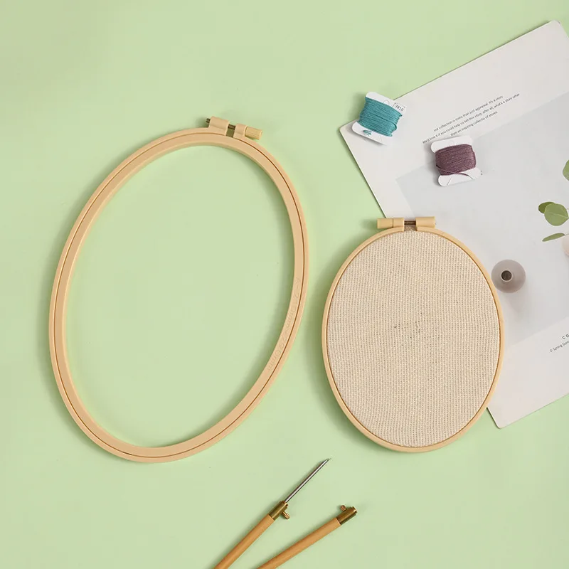 1Pcs DIY Needlecraft Cross Sti - Embroidery Hoop ulasan dan harga