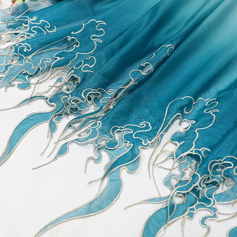 Chinese Style Embroidery Lotus - Embroidery Style ulasan dan harga