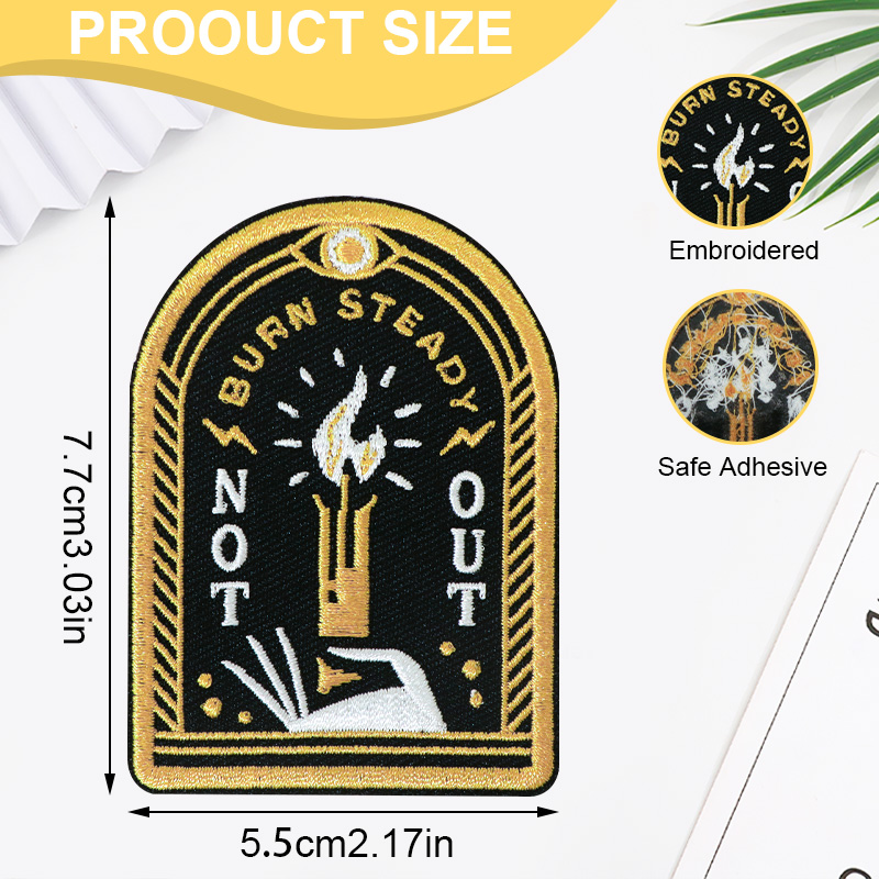 1PC Burn Steady Not Out Embroi - Embroidery Hat Machine ulasan dan harga