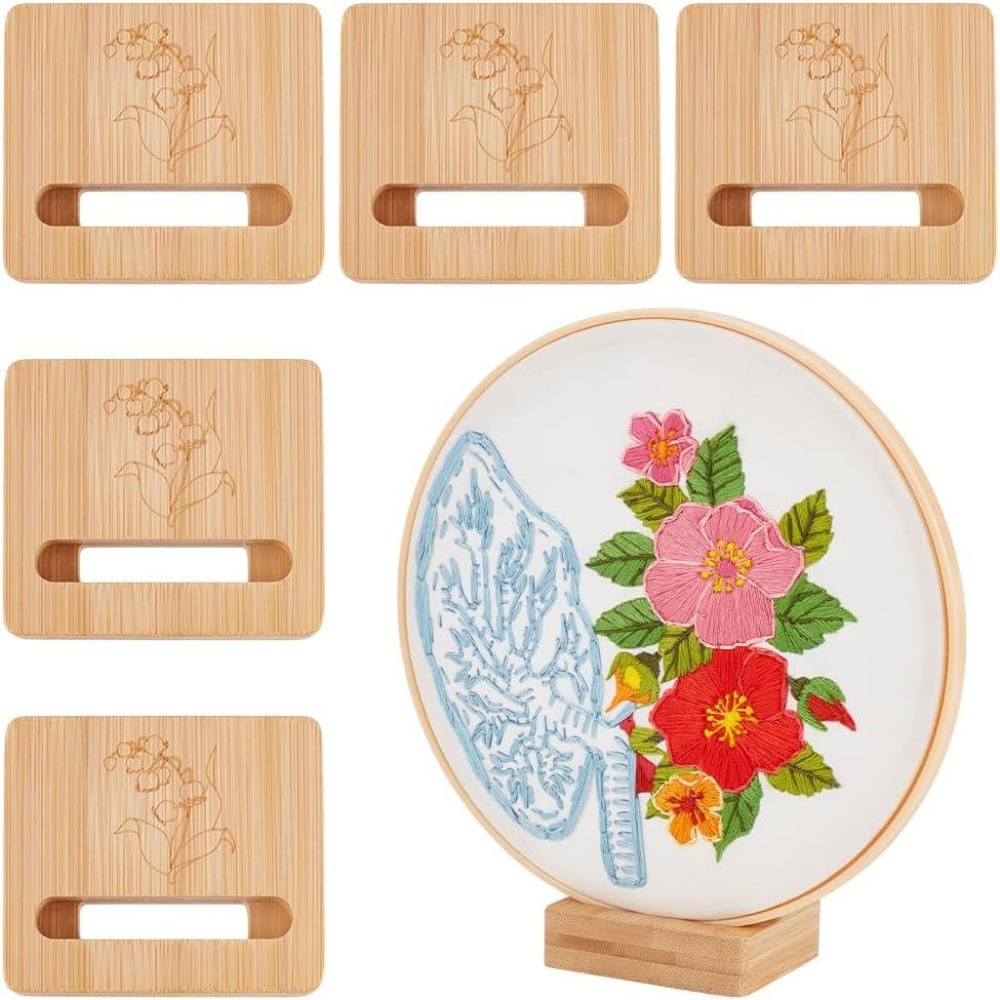 6Pcs Embroidery Hoop Rectangle - Embroidery Hoop ulasan dan harga