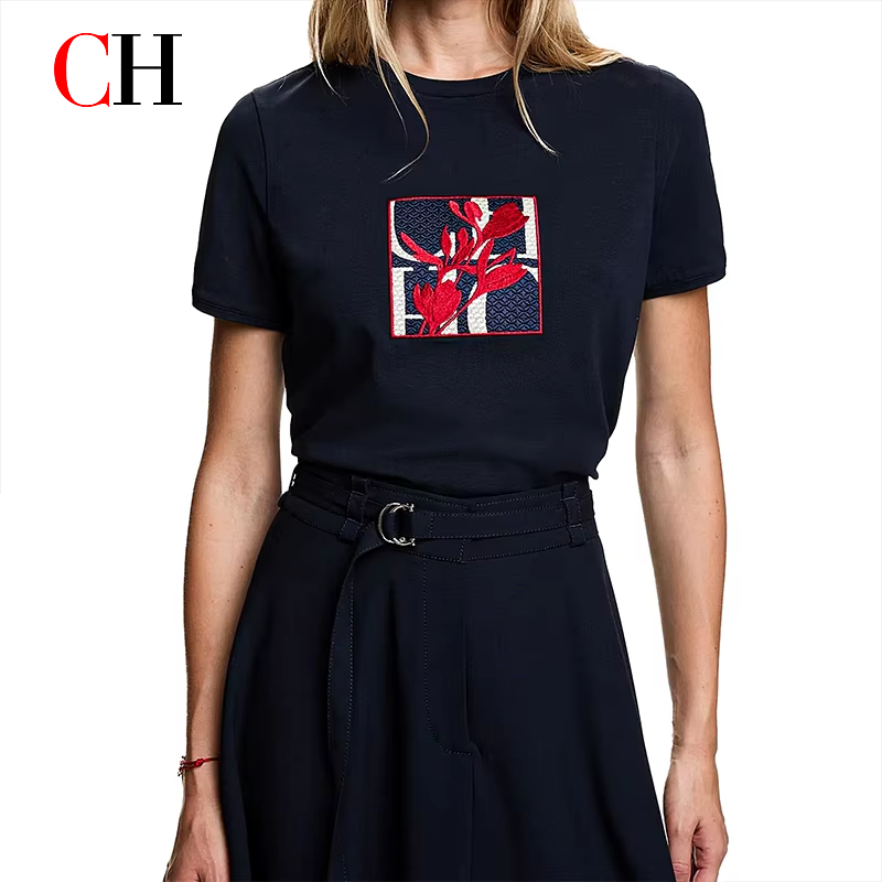 CH Square Floral Embroidered S - Embroidery Premium ulasan dan harga