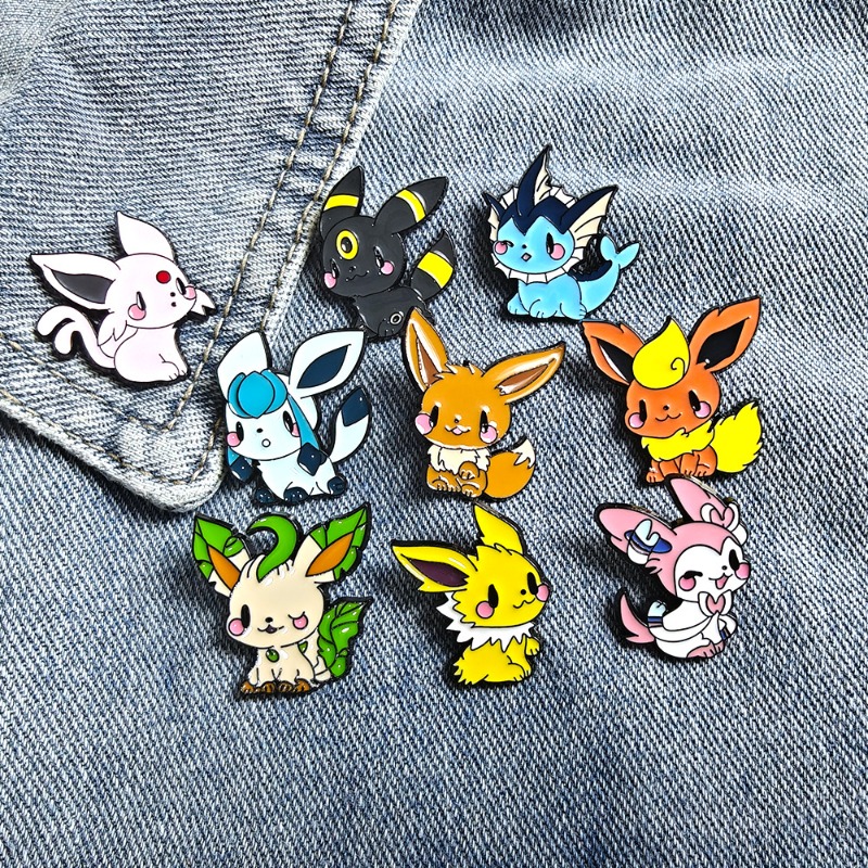 Hot 9 Pcs Anime Elf Brooch Set - Embroidery Reddit ulasan dan harga