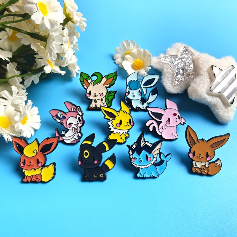 Hot 9 Pcs Anime Elf Brooch Set - Embroidery Reddit ulasan dan harga