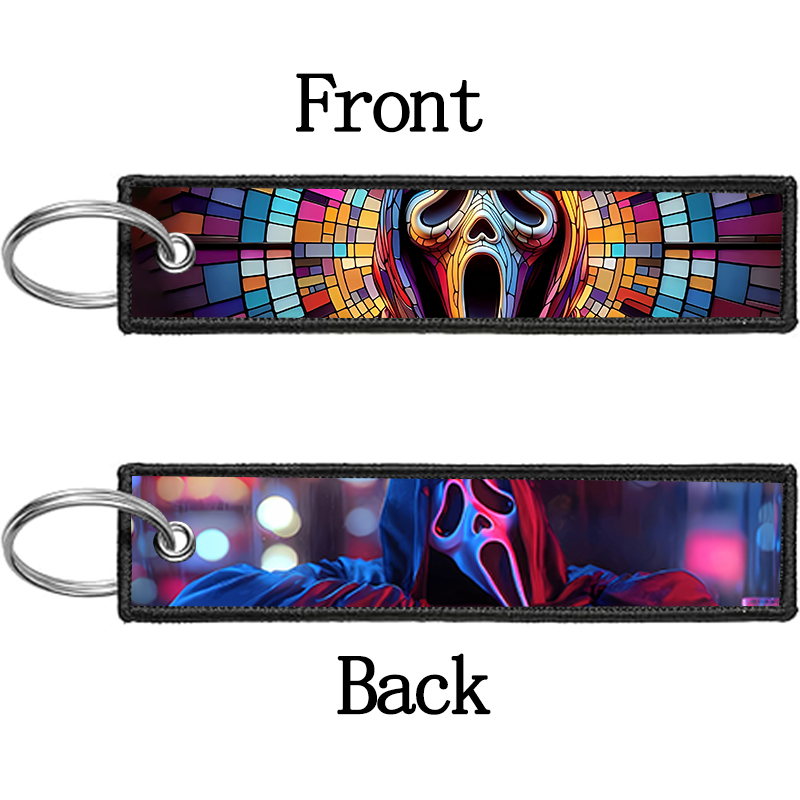 GHOST FACE Key Chain for Men W - Embroidery Hoop ulasan dan harga