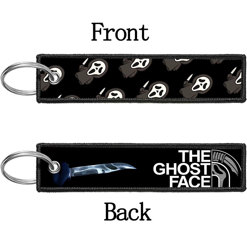 GHOST FACE Key Chain for Men W - Embroidery Hoop ulasan dan harga