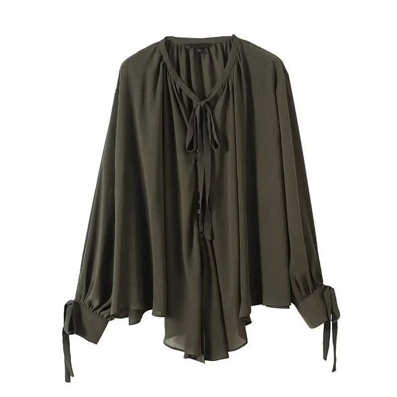 2025 French Style Women's Shir - Embroidery Style ulasan dan harga