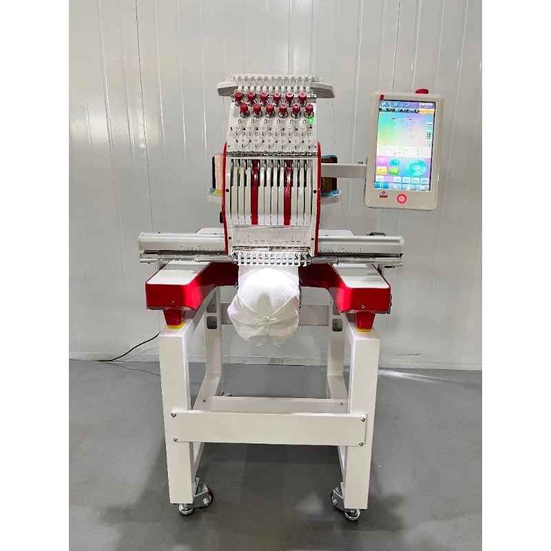 12 Needle Computerized Single  - Embroidery Hat Machine ulasan dan harga