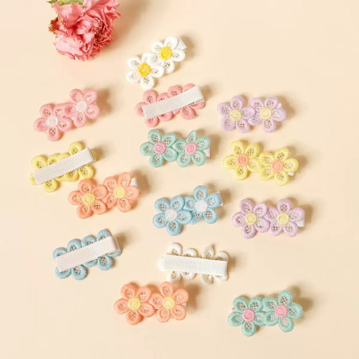 14pcs Embroidery Little Daisy  - Embroidery Daisy ulasan dan harga