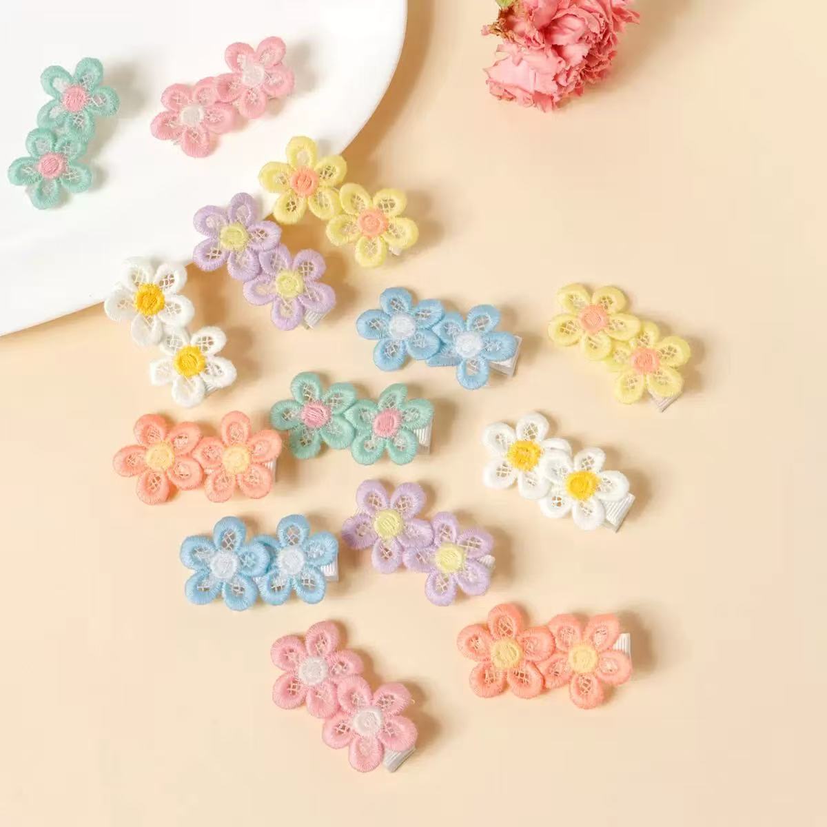 14pcs Embroidery Little Daisy  - Embroidery Daisy ulasan dan harga