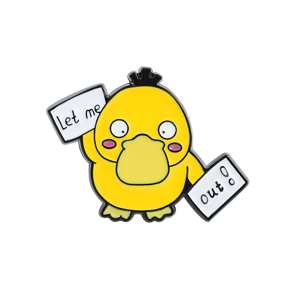 1 Pc ​Anime Duckling Brooch Ca - Embroidery Reddit ulasan dan harga