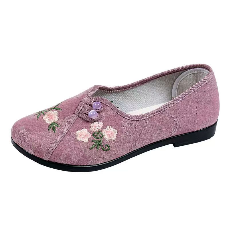 Chinese Style Women Flat sole  - Embroidery Style ulasan dan harga