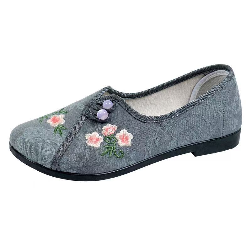 Chinese Style Women Flat sole  - Embroidery Style ulasan dan harga