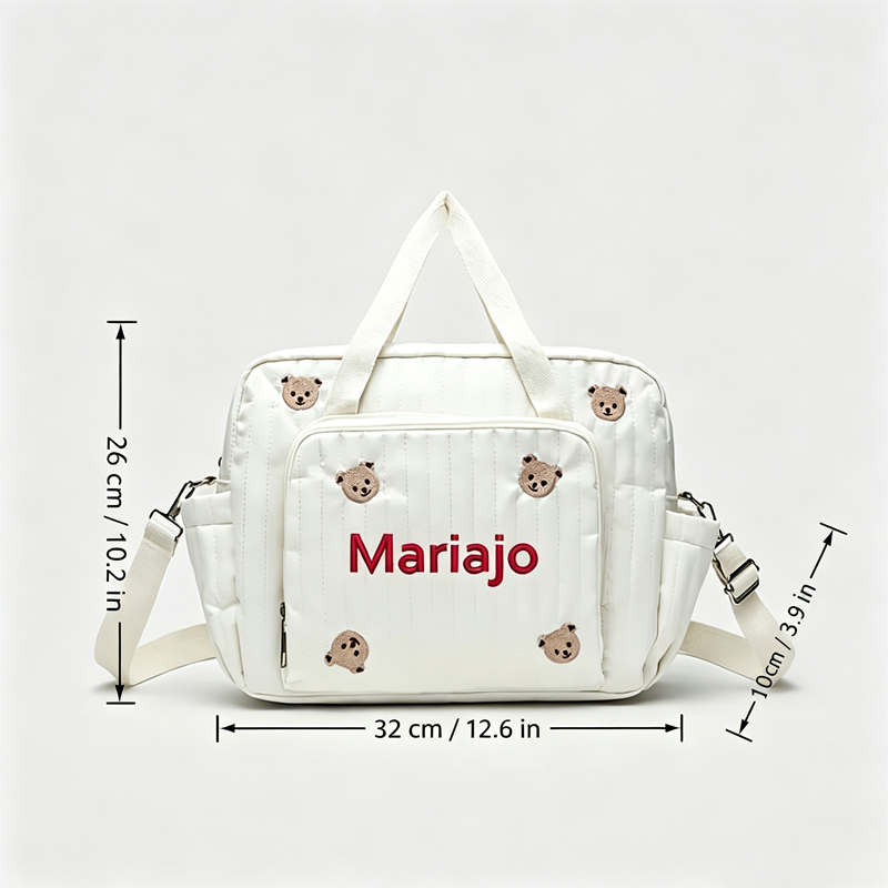 1PC Bear & tulip Pattern Trave - Embroidery Font Free ulasan dan harga
