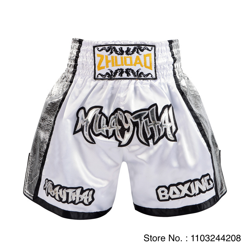 Muay Thai Boxing Shorts Premiu - Embroidery Premium ulasan dan harga