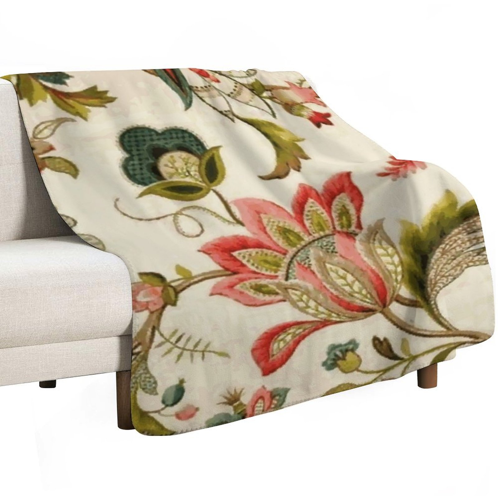 Jacobean Floral Crewel Embroid - Embroidery Vector ulasan dan harga