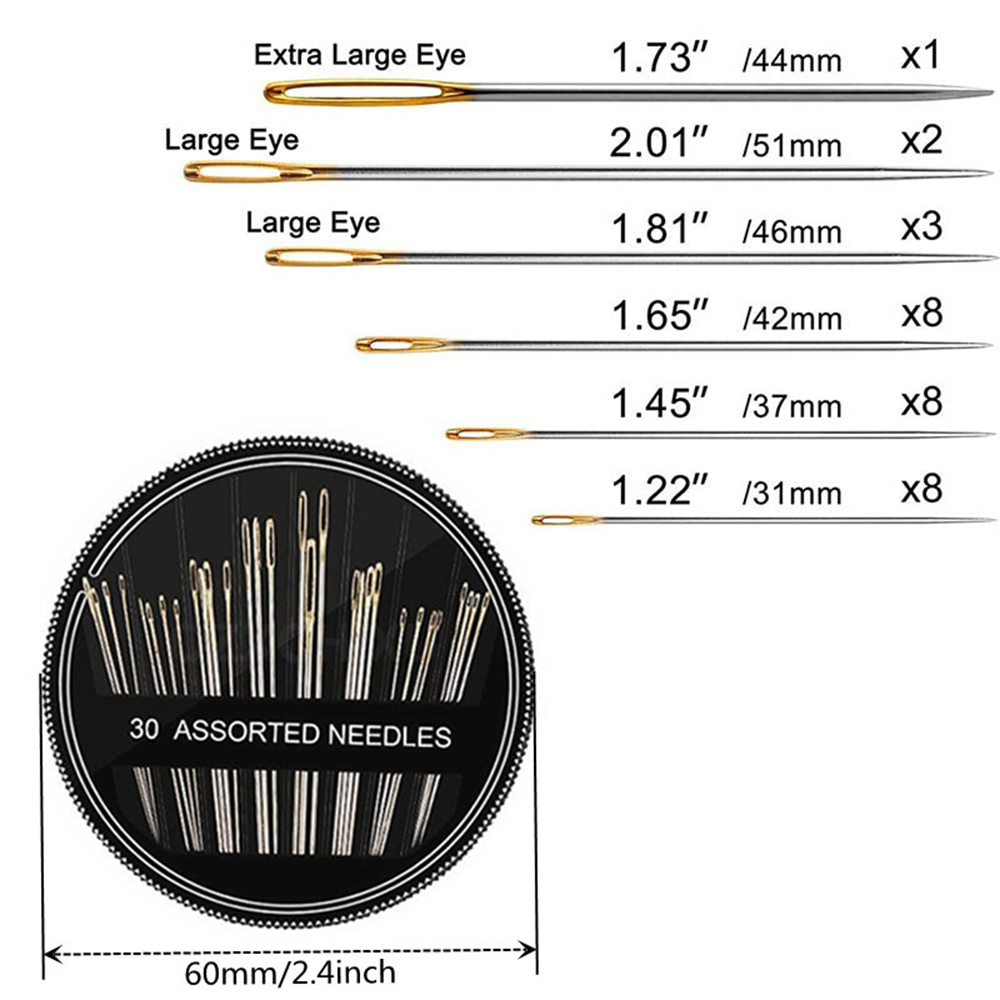 30PCS/Set Premium Stainless St - Embroidery Premium ulasan dan harga