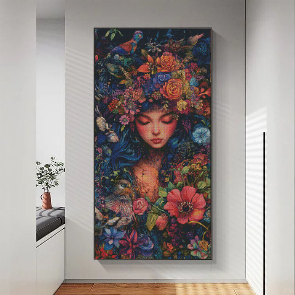 Diamond Painting Art DIY Mosai - Embroidery Daisy ulasan dan harga
