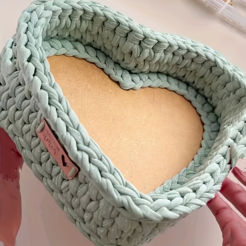 3pcs Heart-Shaped Crochet Bask - Embroidery Hoop ulasan dan harga