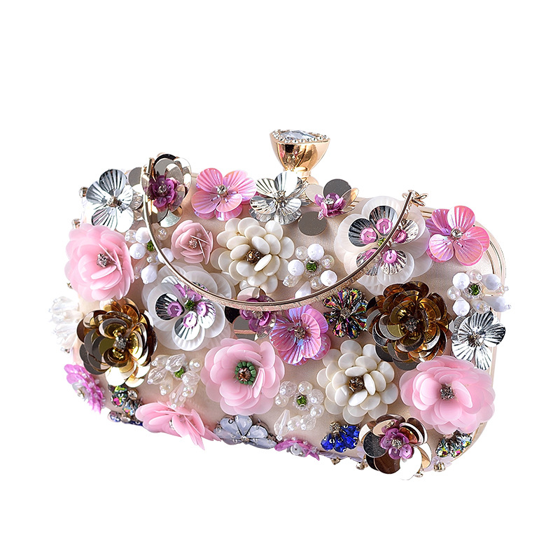 Fashion Women Bags Flower Diam - Embroidery Daisy ulasan dan harga