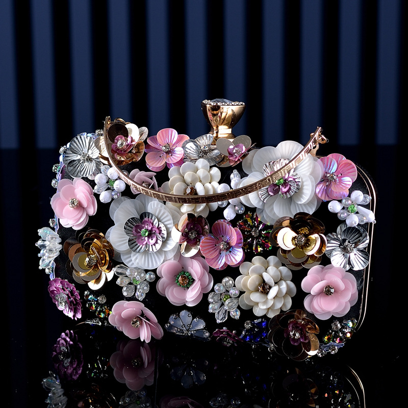 Fashion Women Bags Flower Diam - Embroidery Daisy ulasan dan harga