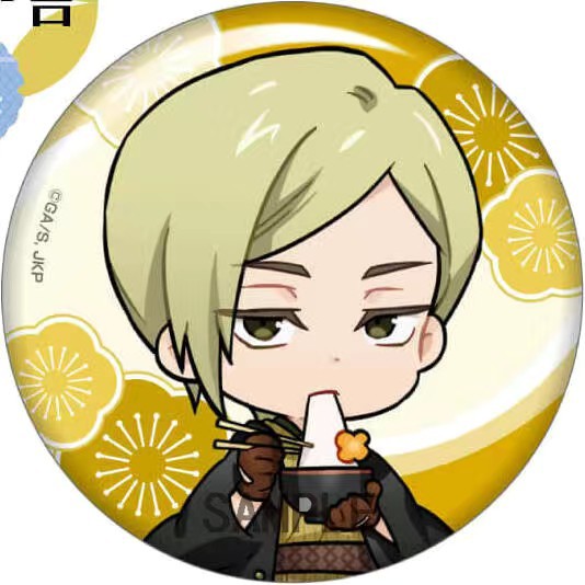 Jujutsu Kaisen Anime Badge Pin - Embroidery Reddit ulasan dan harga