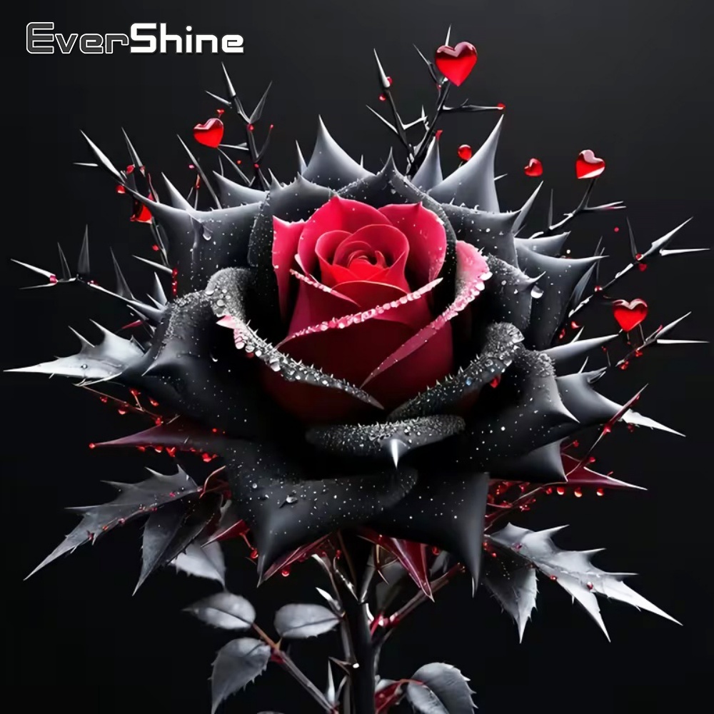Evershine Diamond Painting Ros - Embroidery Daisy ulasan dan harga