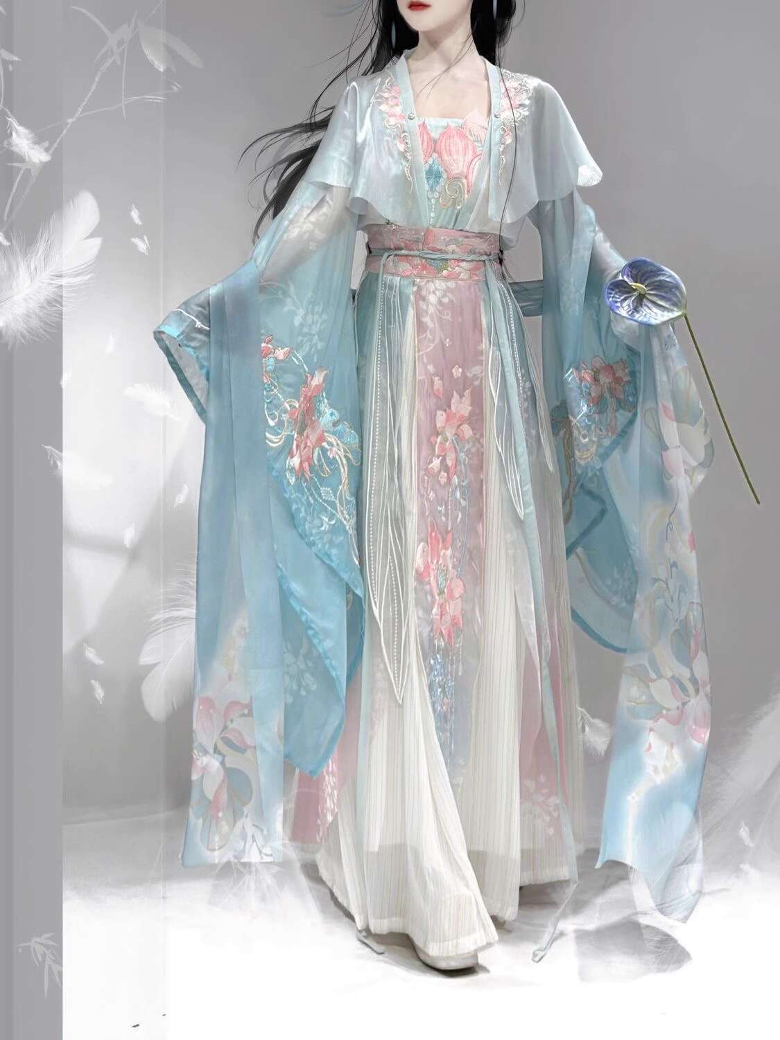 New Hanfu Wei Jinfeng Heavy In - Embroidery Cotton ulasan dan harga
